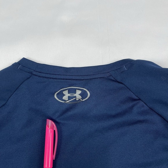 Under Armour Tech 2.0 Tee Shirt Mens  Large Navy Short Sleeve Quick Dry - Picture 11 of 13